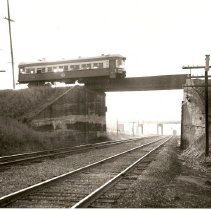 TER Passenger Motor Crossing Over MKT Railroad Tracks