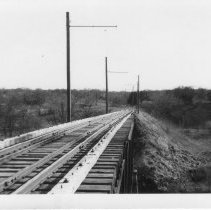 View South Along Zang Line at the AT&SF Overpass