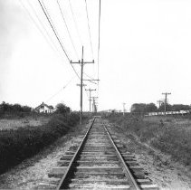 View North on TER Line Private Right-of-Way