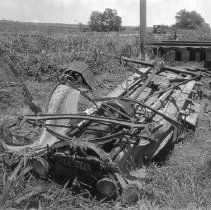 Wrecked Auto Beside TER Track