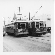 TER Waco City Cars 253 and 251 on Elm Street - Waco