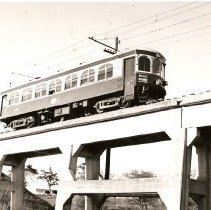 TER Passenger Motor 312 on Clarendon Viaduct, Oak Cliff