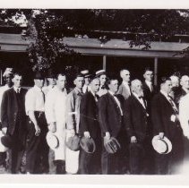 Open Air Trailer - D & S Railway - Group Photo