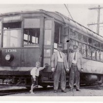 Waco City Car 108 at End of East Waco Line