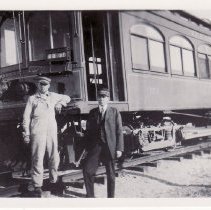 TER Employees Pose by Passenger Motor 351