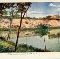 Postcard: Image 1422. Scene on Interurban, Fort Worth, Texas [front]