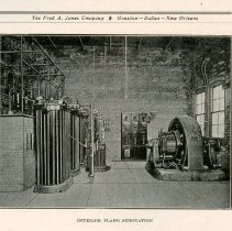 Interior of Plano Substation