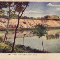 Postcard: Image 1411. Scene on Interurban, Dallas, Texas [front]