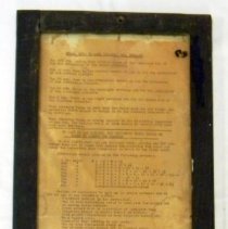 Framed Operating & Repair Instructions Trailer 510