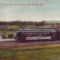 Postcard: Lake Erie, in the good old summer time, Fort Worth, Tex.
