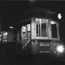 Night View of TER Passenger Motor 327 at Dallas Passenger Terminal