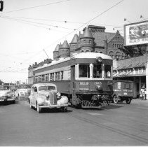 TER Passenger Motor 305 Travels by Old Red Courthouse