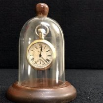 Westclox Train Conductor's Pocket Watch in Stand