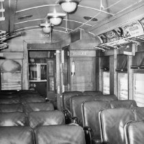 Interior View of Interurban Passenger Motor 309