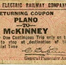 TER Returning Coupon: Plano to McKinney [front]