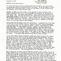 Interurban Memories: Creekmore [letter]