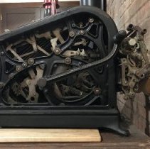 Burrough's Class 1, Model 9 Adding Machine [side]