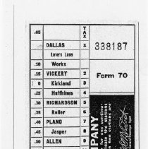 Photocopy of TER Receipt 338187