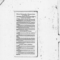 Texas Traction Company Time Card No. 23 [Advertisements]