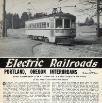 Electric Railroads, No. 19
