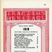 Traction Heritage: Selections from 1919 ERJ, Vol. 1, No. 2