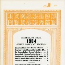 Traction Heritage: Selections from 1904 Street Railway Journal Vol. 5 No. 4