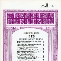 Traction Heritage: Selections from 1925 ERJ, Vol. 1, No. 6