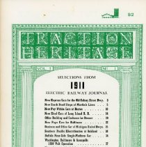 Traction Heritage: Selections from 1911 ERJ, Vol. 2, No. 1