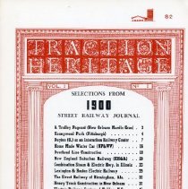 Traction Heritage: Selections from 1900 Street Railway Journal Vol. 2 No. 2