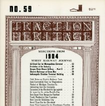 Traction Heritage: Selections from 1904 Street Railway Journal, No. 59