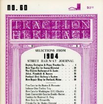Traction Heritage: Selections from 1904 Street Railway Journal, No. 60