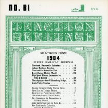 Traction Heritage: Selections from 1904 Street Railway Journal, No. 61