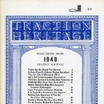 Traction Heritage: Selections from 1940 Transit Journal, Vol. 1, No. 3