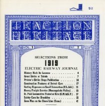 Traction Heritage: Selections from 1919 ERJ, Vol. 5, No. 3