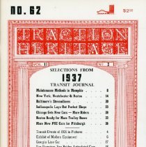 Traction Heritage: Selections from 1937 Transit Journal, No. 62