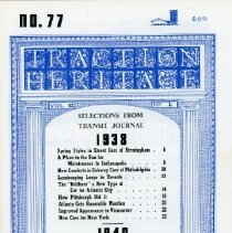 Traction Heritage: Selections from 1938 and 1940 Transit Journal, No. 77