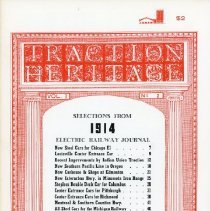 Traction Heritage: Selections from 1914 ERJ, Vol. 3, No. 2