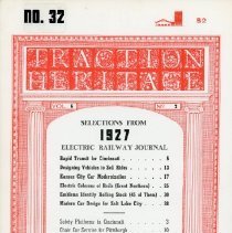 Traction Heritage: Selections from 1927 ERJ, No. 32