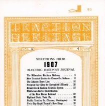 Traction Heritage: Selections from 1907 ERJ, Vol. 4, No. 4