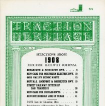 Traction Heritage: Selections from 1908 ERJ, Vol. 5, No. 1