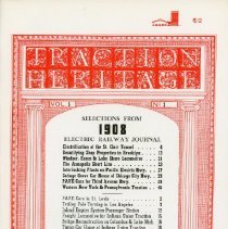 Traction Heritage: Selections from 1908 ERJ, Vol. 5, No. 2