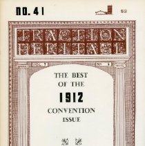 Traction Heritage: Best of the 1912 Convention Issue, No. 41