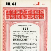 Traction Heritage: Selections from 1927 ERJ, No. 44
