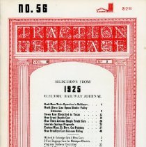 Traction Heritage: Selections from 1925 ERJ, No. 56
