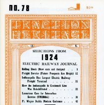 Traction Heritage: Selections from 1924 ERJ, No. 78