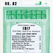 Traction Heritage: Selections from 1917 ERJ, No. 82