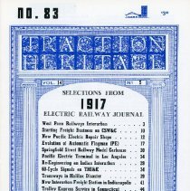 Traction Heritage: Selections from 1917 ERJ, No. 83