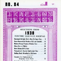 Traction Heritage: Selections from 1930 ERJ, No. 84