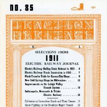 Traction Heritage: Selections from 1911 ERJ, No. 85