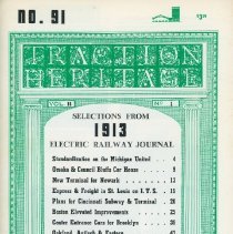 Traction Heritage: Selections from 1913 ERJ, No. 91